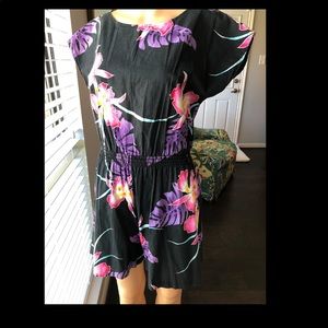 Vintage orchid romper